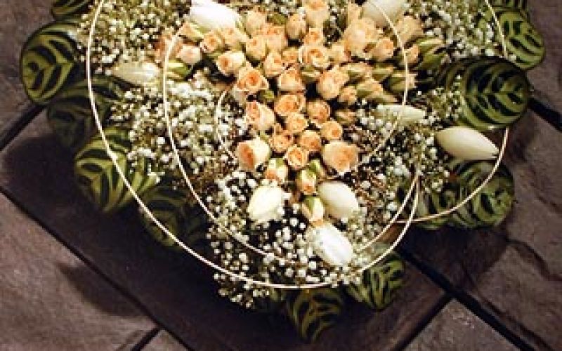 Dekoracja urn i świeczników