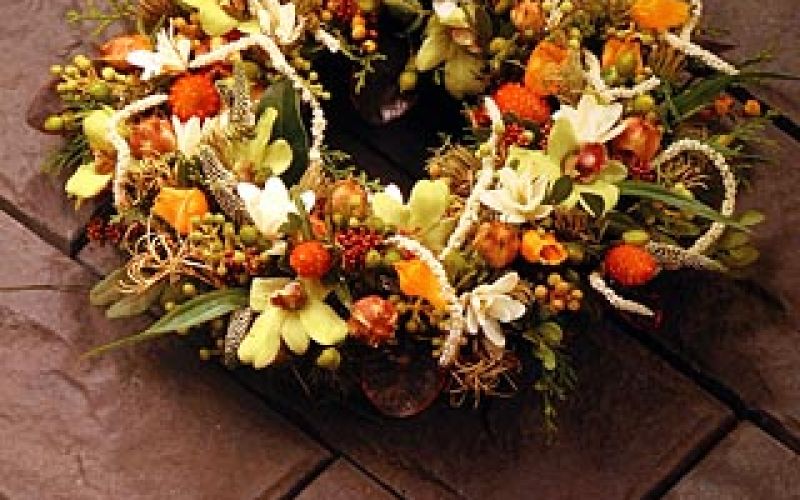 Dekoracja urn i świeczników