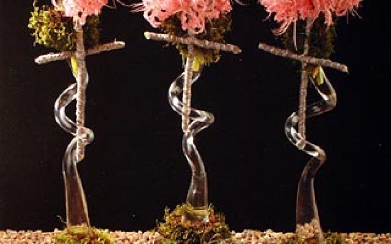 Dekoracja urn i świeczników