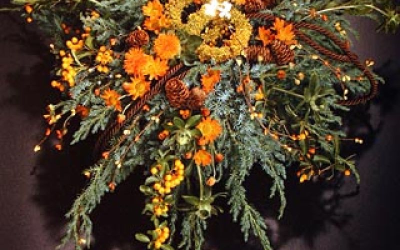 Dekoracja urn i świeczników