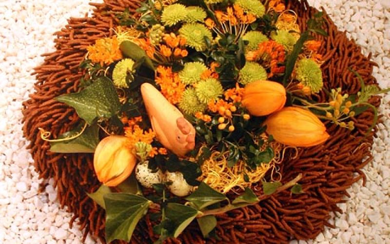 Dekoracja urn i świeczników